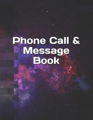 Book cover for Phone Call & Message Book