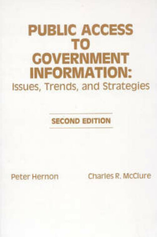 Cover of Public Access to Government Information