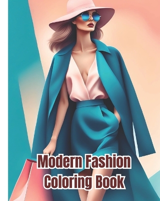 Book cover for Modern Fashion Coloring Book