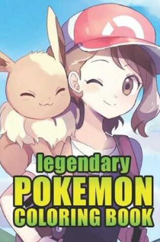 Cover of legendary pokemon coloring book