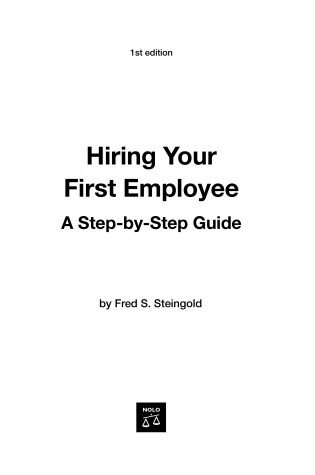 Cover of Hiring Your First Employee