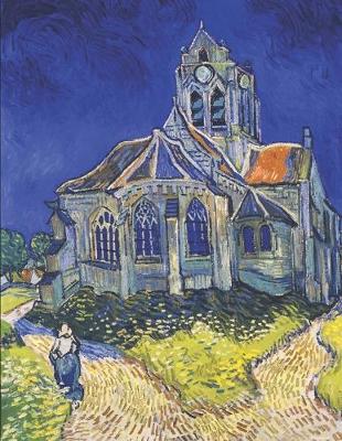 Cover of The Church at Auvers Black Pages Notebook