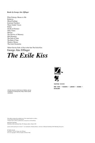 Cover of Exile Kiss