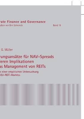 Book cover for Erklaerungsansaetze fuer NAV-Spreads und deren Implikationen fuer das Management von REITs