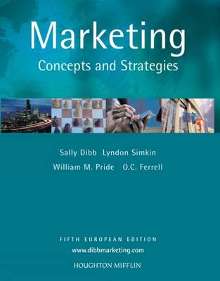 Book cover for Marketing : Concepts and Strategies, European Edition