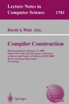 Book cover for Compiler Construction