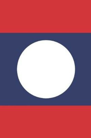 Cover of Laos Travel Journal - Laos Flag Notebook - Lao Flag Book