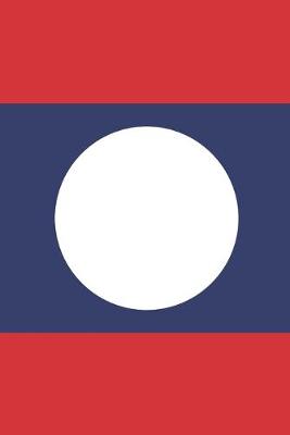 Book cover for Laos Travel Journal - Laos Flag Notebook - Lao Flag Book