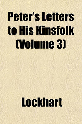 Book cover for Peter's Letters to His Kinsfolk Volume 2