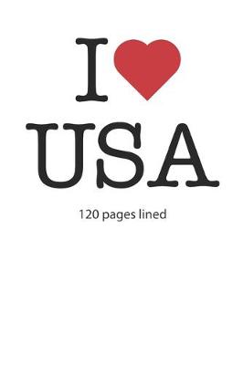 Book cover for I love USA