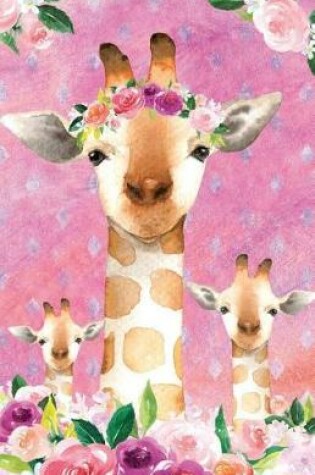 Cover of Bullet Journal for Animal Lovers Giraffes in Flowers 2