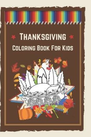 Cover of Thanksgiving Coloring Book for Kids