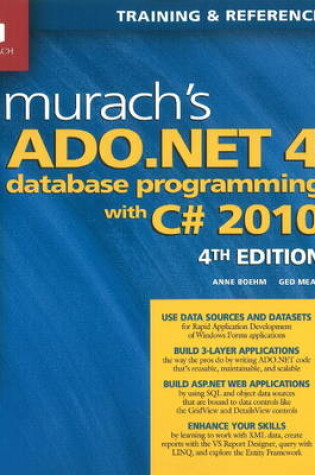Cover of Murach's ADO.NET 4 Database Programming with C# 2010