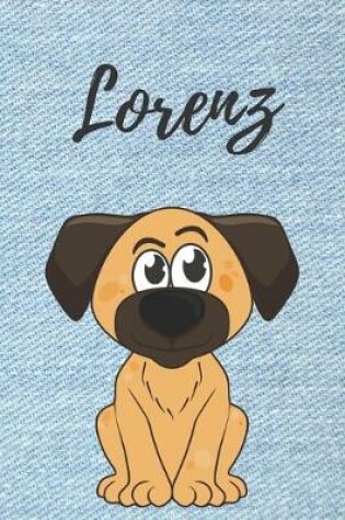 Cover of Personalisiertes Notizbuch - Hunde Lorenz