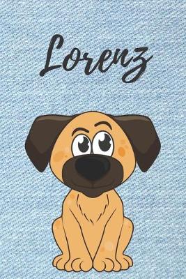Book cover for Personalisiertes Notizbuch - Hunde Lorenz