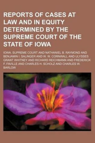 Cover of Reports of Cases at Law and in Equity Determined by the Supreme Court of the State of Iowa (Volume 192)