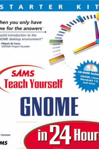 Cover of Sams Teach Yourself GNOME in 24 Hours