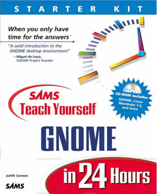 Cover of Sams Teach Yourself GNOME in 24 Hours