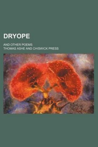 Cover of Dryope; And Other Poems