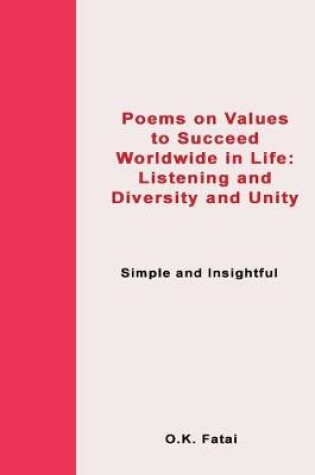 Cover of Poems on Value to Succeed Worldwide in Life