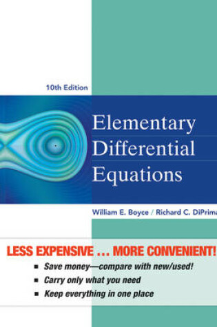 Cover of Elementary Differential Equations 10E Binder Ready Version + WileyPlus Registration Card