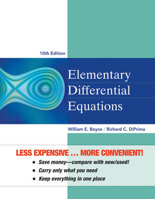 Cover of Elementary Differential Equations 10E Binder Ready Version + WileyPlus Registration Card