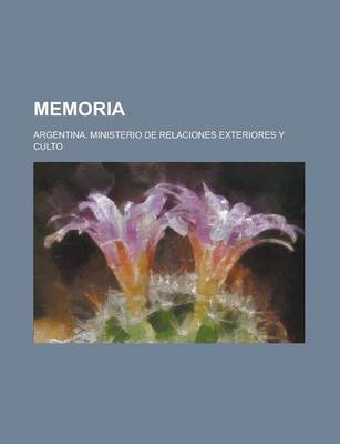 Book cover for Memoria