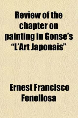 Cover of Review of the Chapter on Painting in Gonse's L'Art Japonais