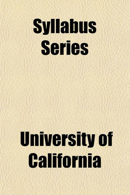 Book cover for Syllabus Series (Volume 90)