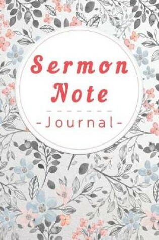 Cover of Sermon Notes Journal