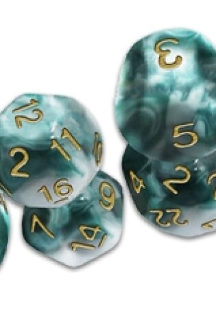 Cover of Thracian Smokey Sacrifice Dice - DCC Funky 7-set