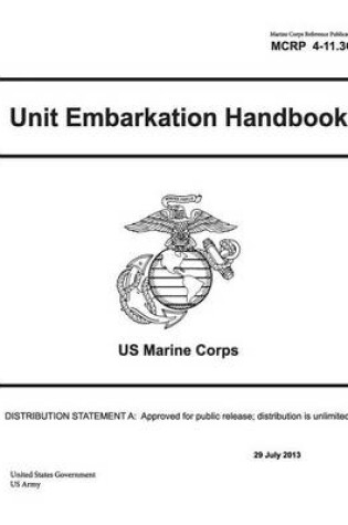 Cover of Marine Corps Reference Publication MCRP 4-11.3G Unit Embarkation Handbook US Marine Corps 29 July 2013