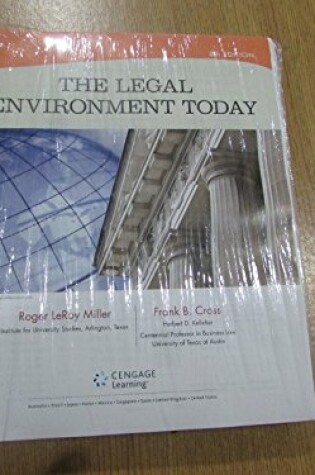 Cover of The Legal Environment Today - Summarized Case Edition