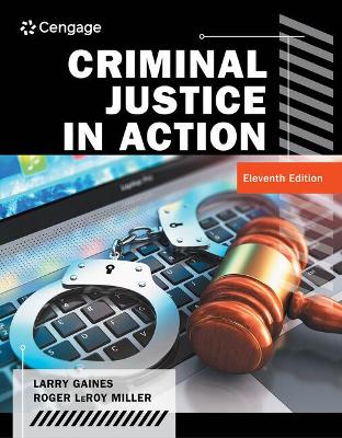 Book cover for Cengage Infuse for Gaines/Miller's Criminal Justice in Action, 1 Term Printed Access Card