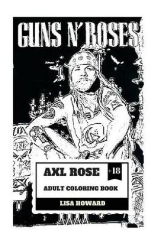 Cover of Axl Rose Adult Coloring Book