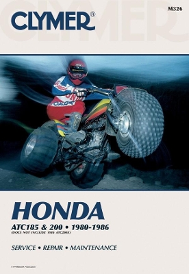 Book cover for Honda ATC185 & ATC200 Series ATV (1980-1986) Service Repair Manual