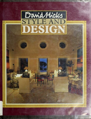 Book cover for David Hicks Style & Design