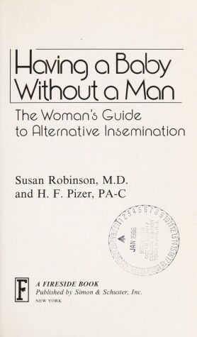 Book cover for Having a Baby Without a Man