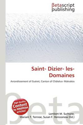 Cover of Saint- Dizier- Les- Domaines