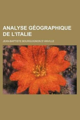 Cover of Analyse Geographique de L'Italie