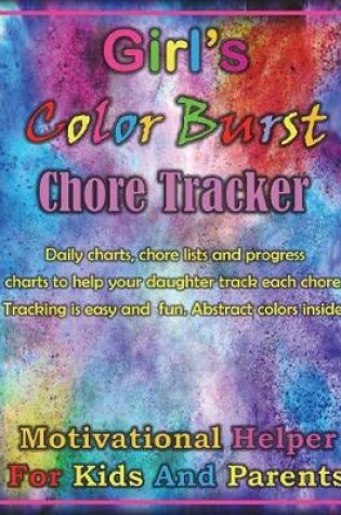 Cover of Girl's Color Burst Chore Tracker