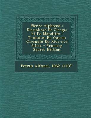 Book cover for Pierre Alphonse