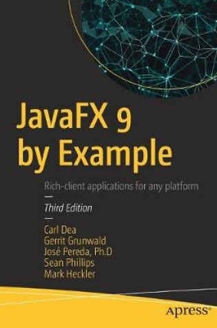 Cover of JavaFX 9 by Example