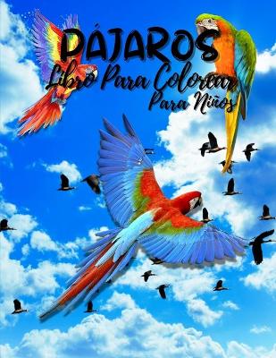 Book cover for Pajaros Libro Para Colorear para Ninos