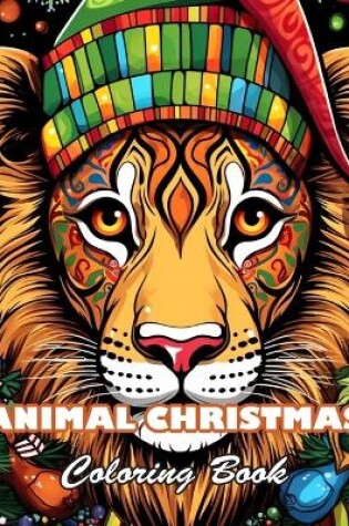 Cover of Animal Christmas Coloring Book