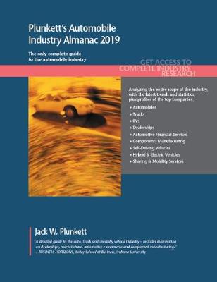 Book cover for Plunkett's Automobile Industry Almanac 2019