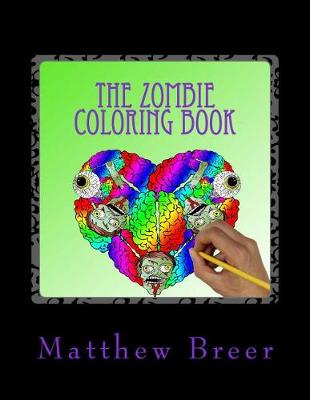 Book cover for The Zombie Coloring Book