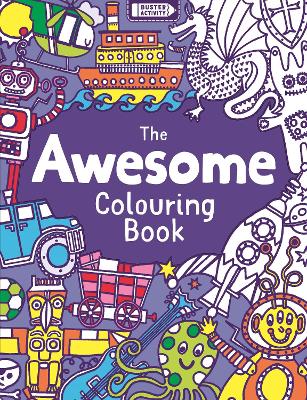 Book cover for The Awesome Colouring Book