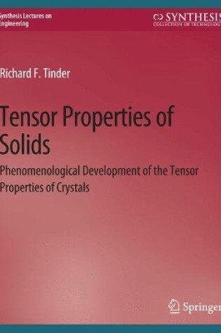 Cover of Tensor Properties of Solids, Part One