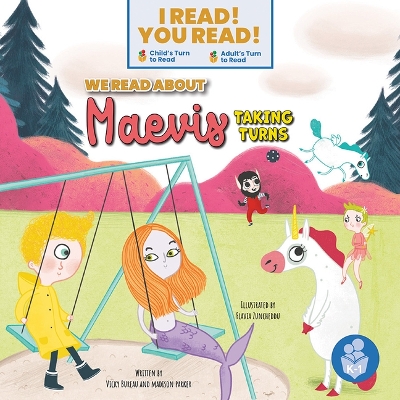 Book cover for We Read about Maevis Taking Turns